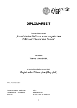 Diplomarbeit