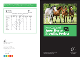 Sport Horse Breeding Project
