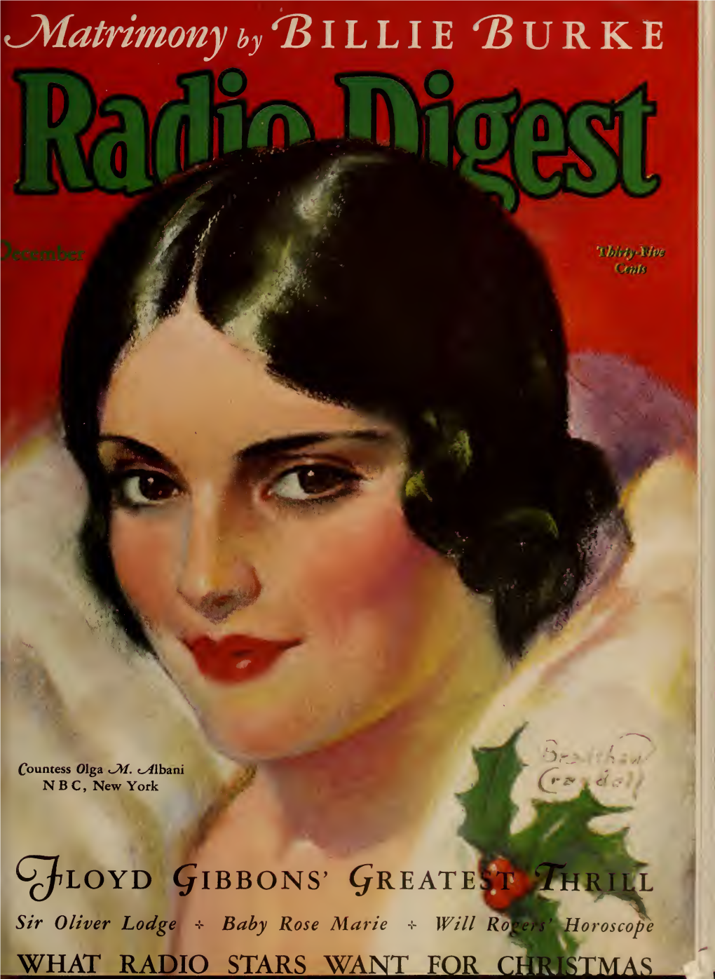 Radio Digest, 1930-1931
