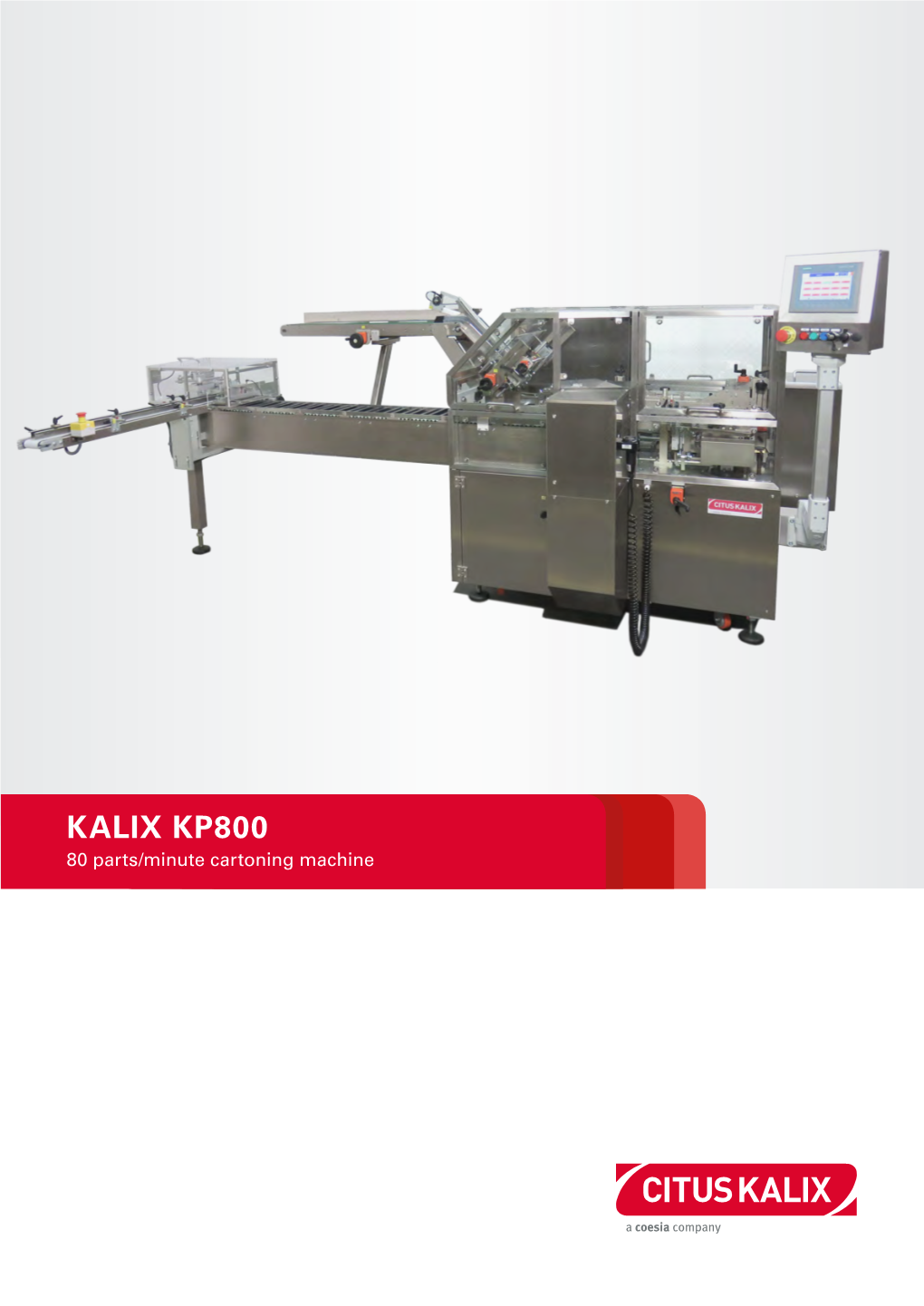 KALIX KP800 80 Parts/Minute Cartoning Machine the GREATEST CARE for YOUR PRODUCTS