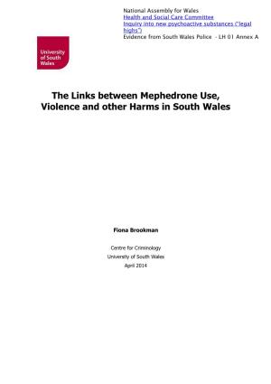 The Links Between Mephedrone Use, Violence and Other Harms in South Wales