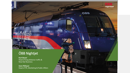 ÖBB Nightjet Kurt Bauer Head of Long-Distance Traffic & New Rail Business