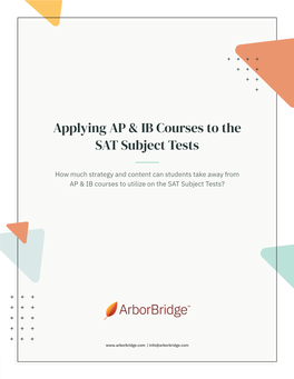 Applying AP & IB Courses to the SAT Subject Tests