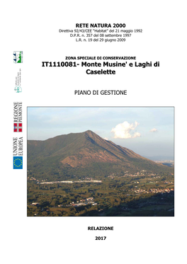IT1110081- Monte Musine' E Laghi Di Caselette