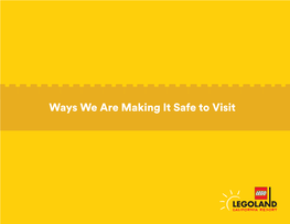 Ways We Are Making It Safe to Visit