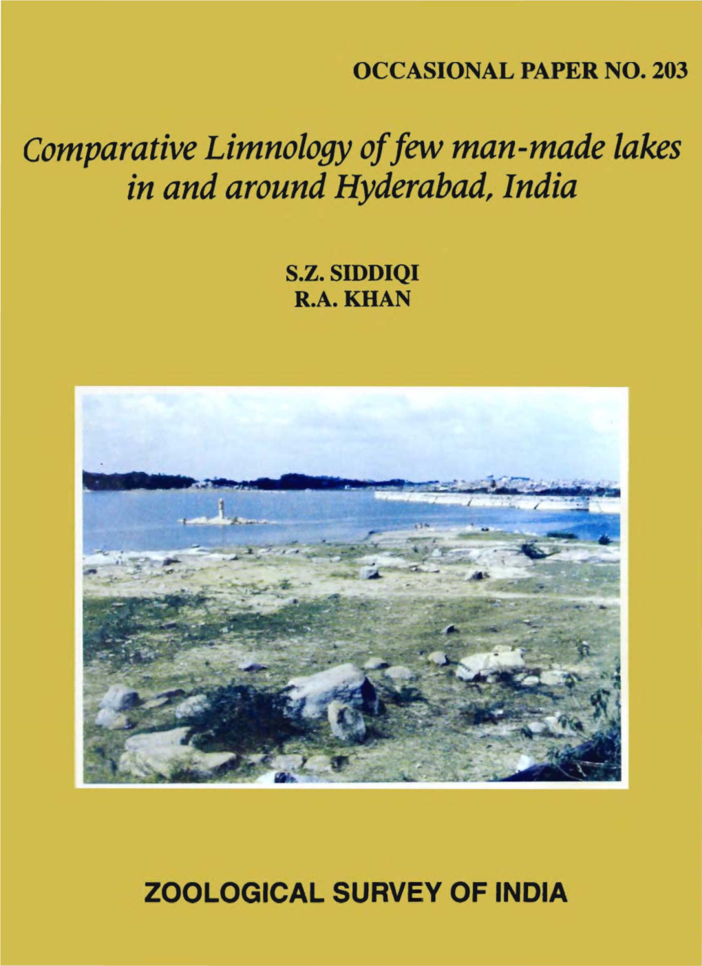 Comparative Limnology of Few Man-Made Lakes in and Around Hyderabad, India