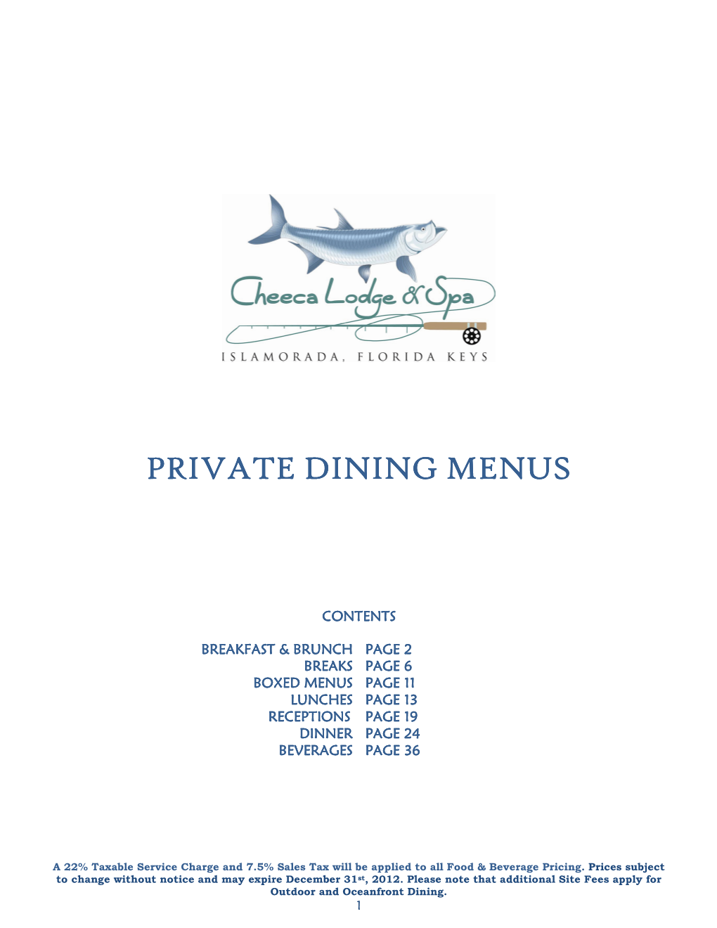 Banquet Menus 2013 Pdf.Pdf