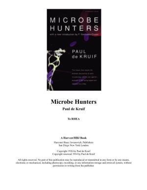 2-Microbe-Hunters-Paul-De-Kruif.Pdf