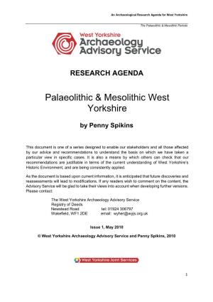Palaeolithic & Mesolithic