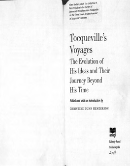 Three Races' of North America," in Tocquevi/Le's Voyages