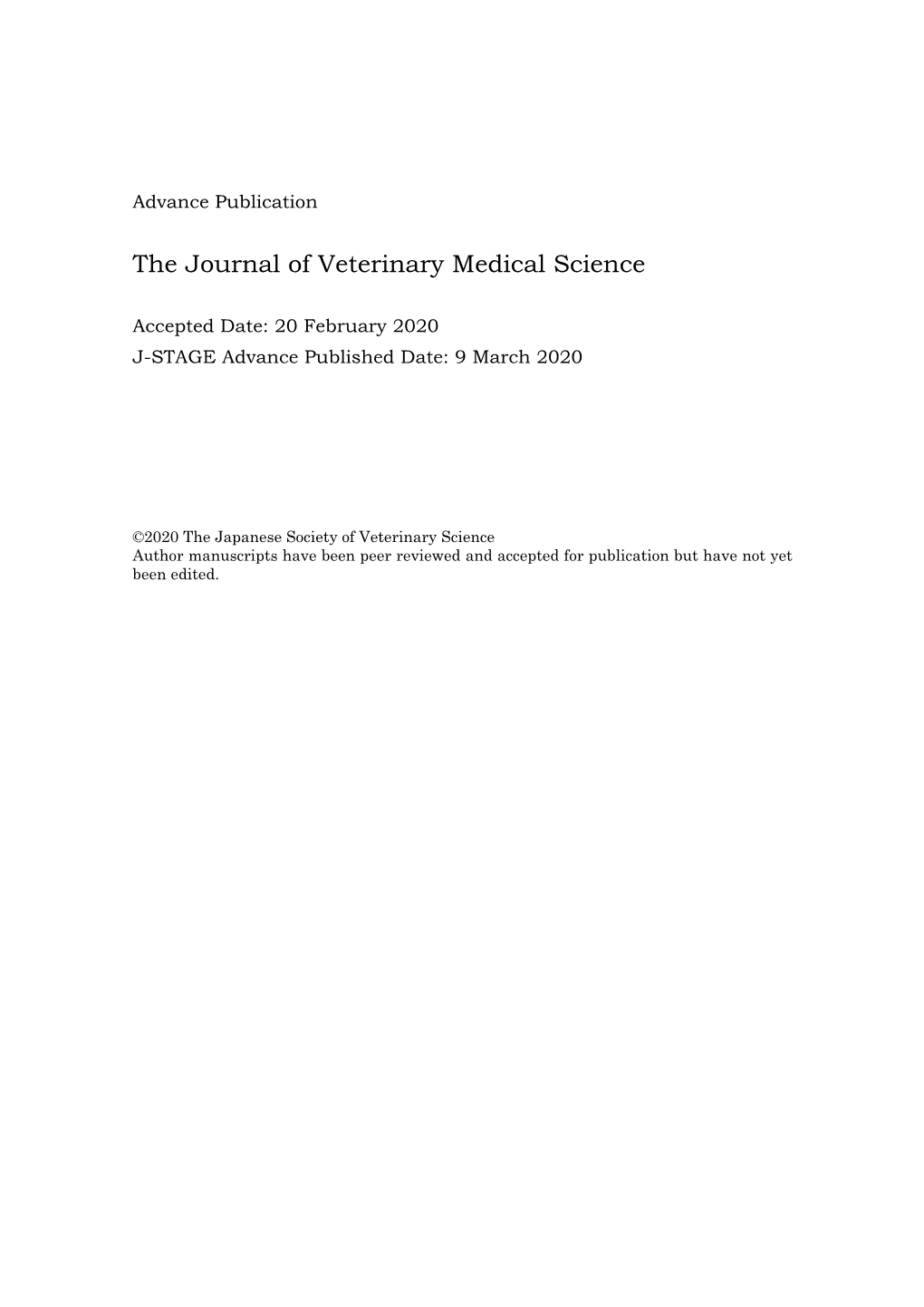 Decreased Genetic Diversity in Kiso Horses Revealed Through Annual Microsatellite Genotyping