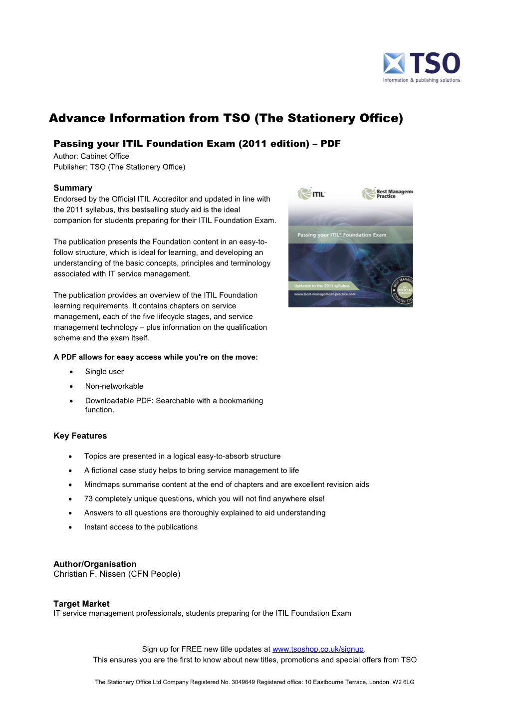 Technical Specifications Publication Date: TBC s1