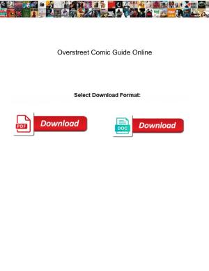 Overstreet Comic Guide Online