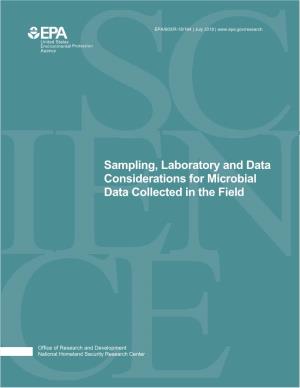 Sampling, Laboratory, and Data Considerations for Microbial Data