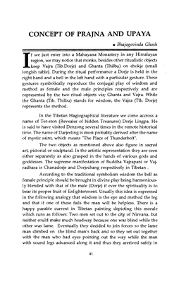 CONCEPT of PRAJNA and UPAYA • Bhajagovinda Ghosh