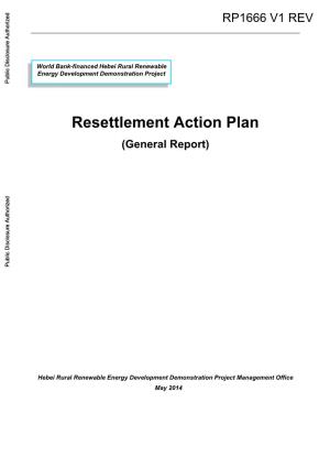 Resettlement Action Plan (General Report)