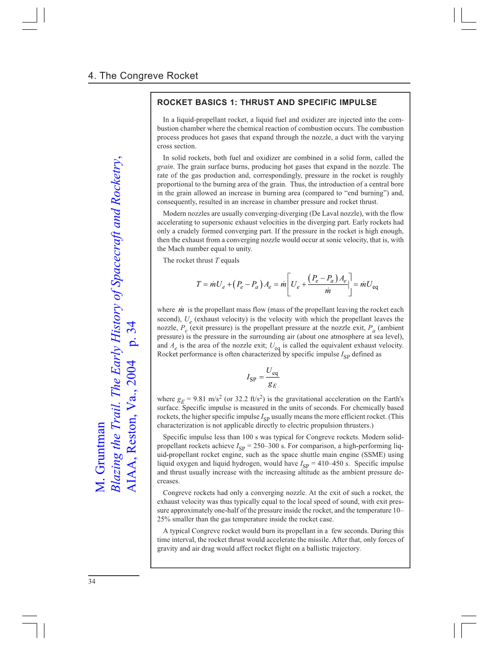 Rocket Basics 1: Thrust and Specific Impulse