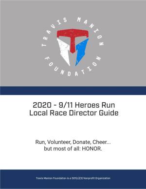 2020 - 9/11 Heroes Run Local Race Director Guide