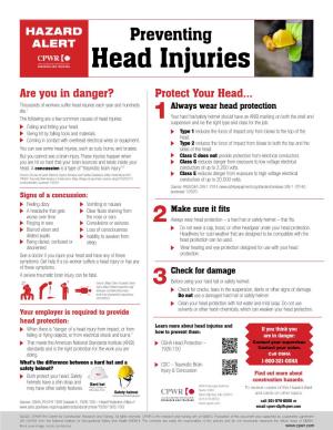 Preventing Head Injuries