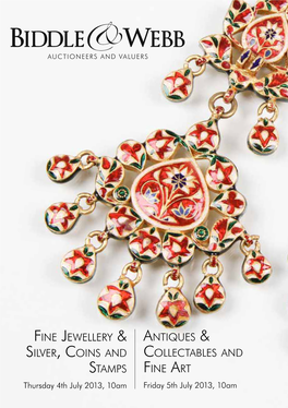 Fine Jewellery & Silver, Coins and Stamps Antiques