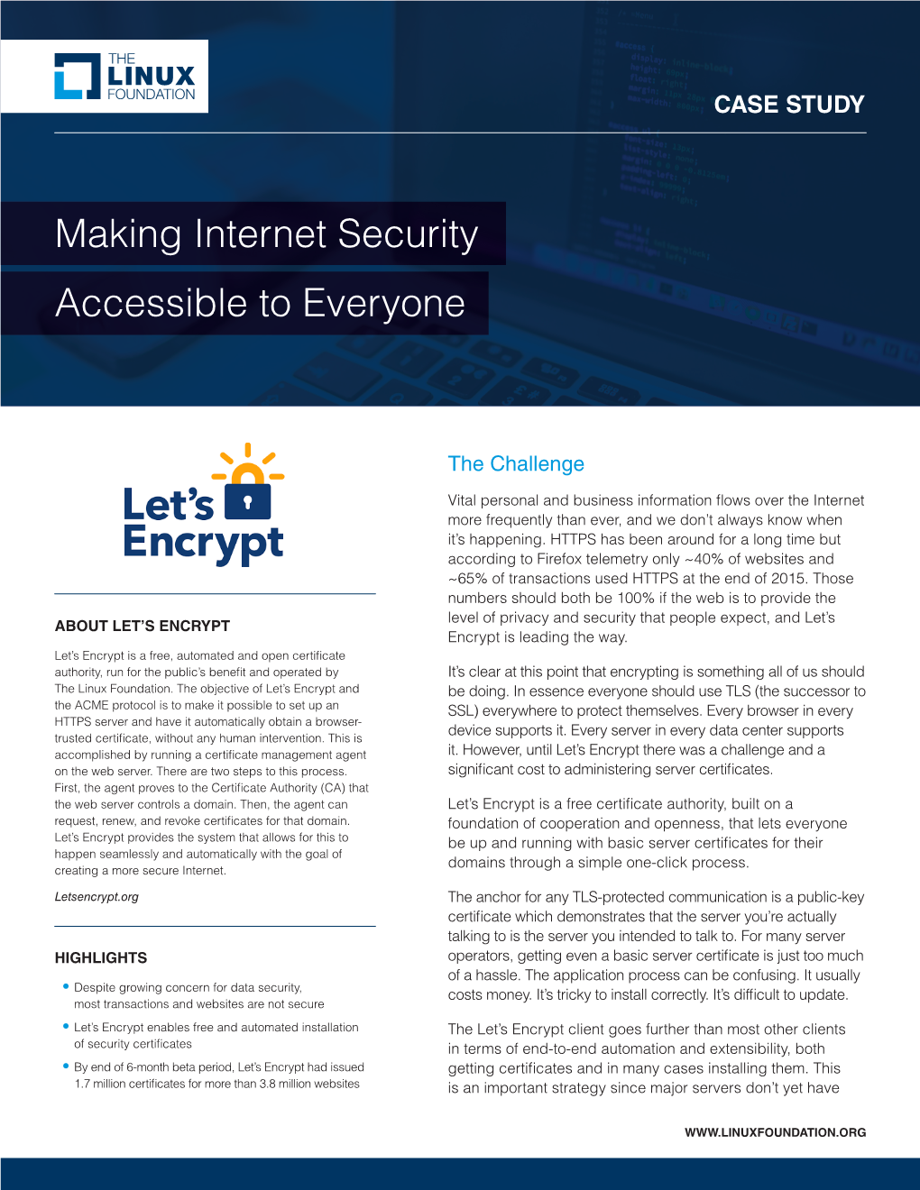 Making Internet Security Accessible to Everyone