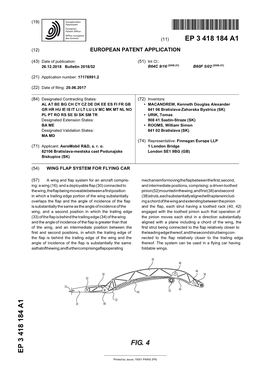 Wing Flap System for Flying Car