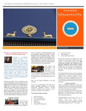 Newsletter Quarterly