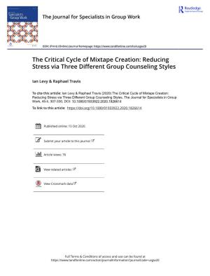 Reducing Stress Via Three Different Group Counseling Styles