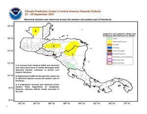 Climate Prediction Center's Central America Hazards Outlook 2
