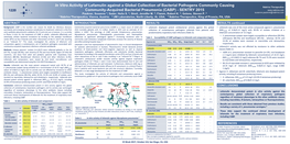 In Vitro Activity of Lefamulin Against a Global Collection of Bacterial Pathogens Commonly Causing Community-Acquired