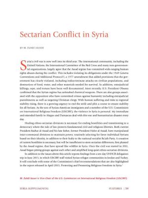 Sectarian Conflict in Syria
