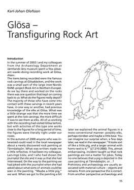 Glösa – Transfiguring Rock