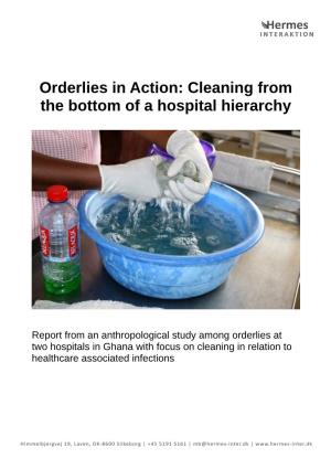 Orderlies in Action: Cleaning from the Bottom of a Hospital Hierarchy