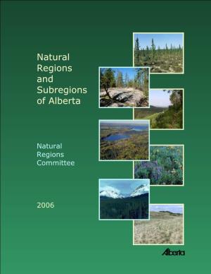 Natural Regions and Subregions of Alberta