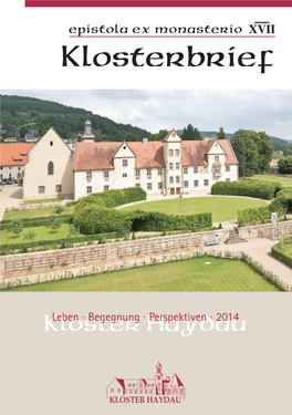 Klosterbriefviii RZ.Qxd 17.12.14 10:00 Seite 1