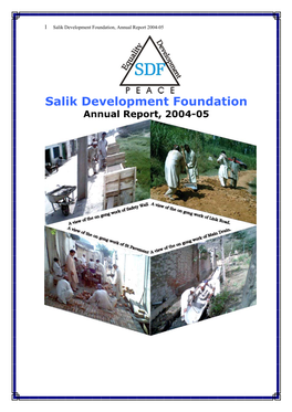 SDF Annual Report 2004-05