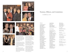 Trustees, Officers, and Committees