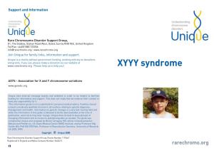 XYYY Syndrome FTNP