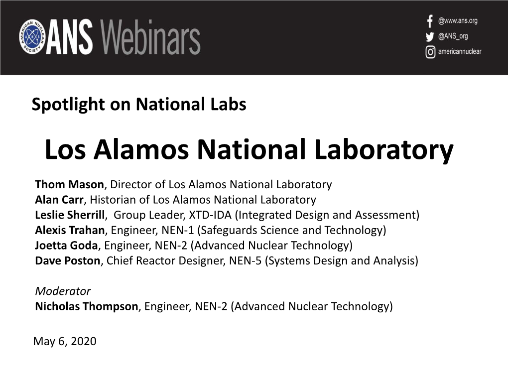 Los Alamos National Laboratory