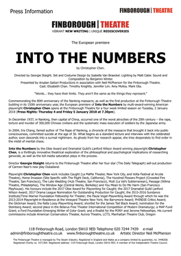 INTO the NUMBERS by Christopher Chen