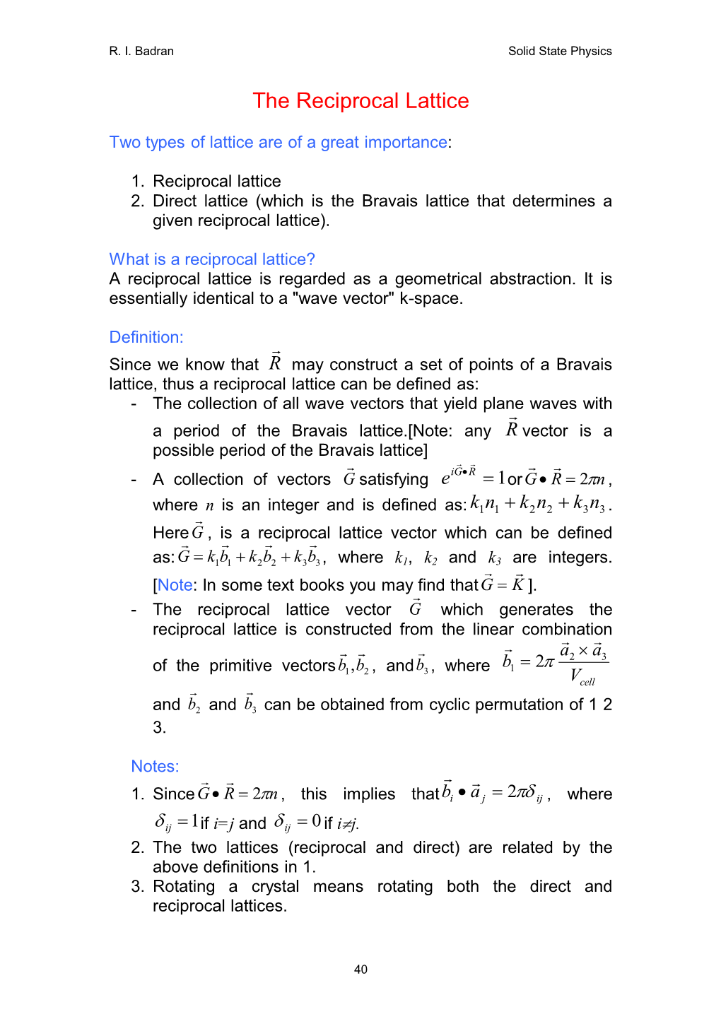 Reciprocal Lattice-1.Pdf