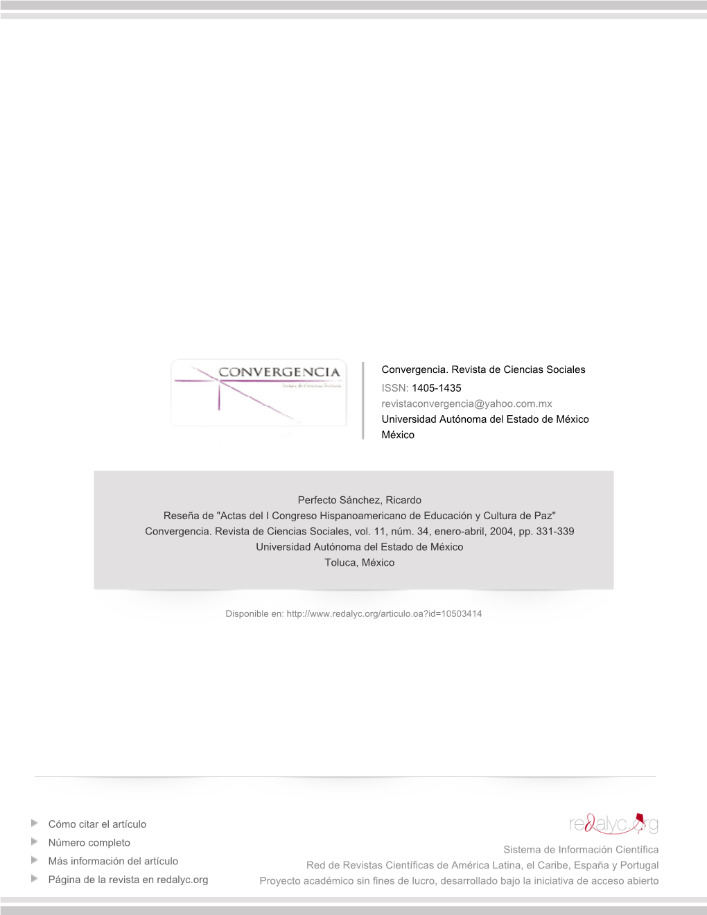 Reseña De" Actas Del I Congreso Hispanoamericano De Educación Y