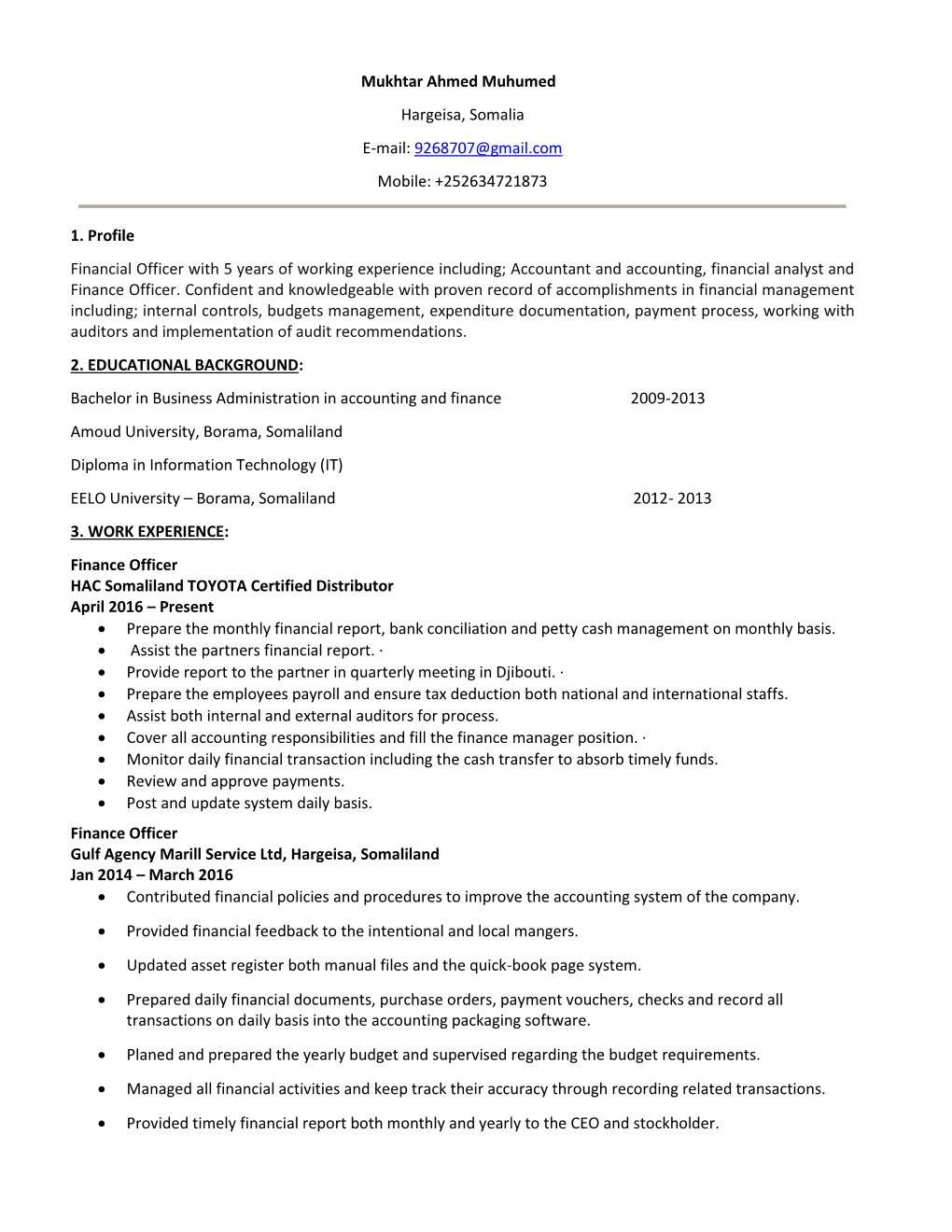 Curriculum Vitae