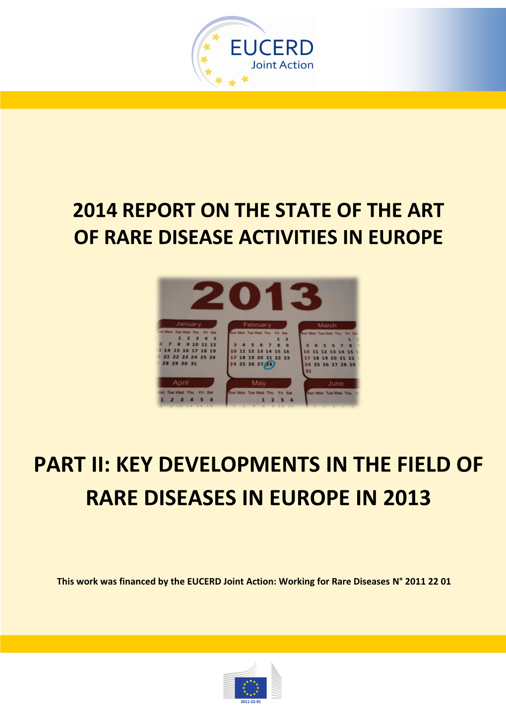 Key Developments in the Field of Rare Diseases in Europe in 2013