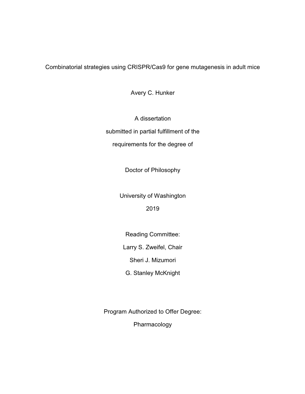 Combinatorial Strategies Using CRISPR/Cas9 for Gene Mutagenesis in Adult Mice