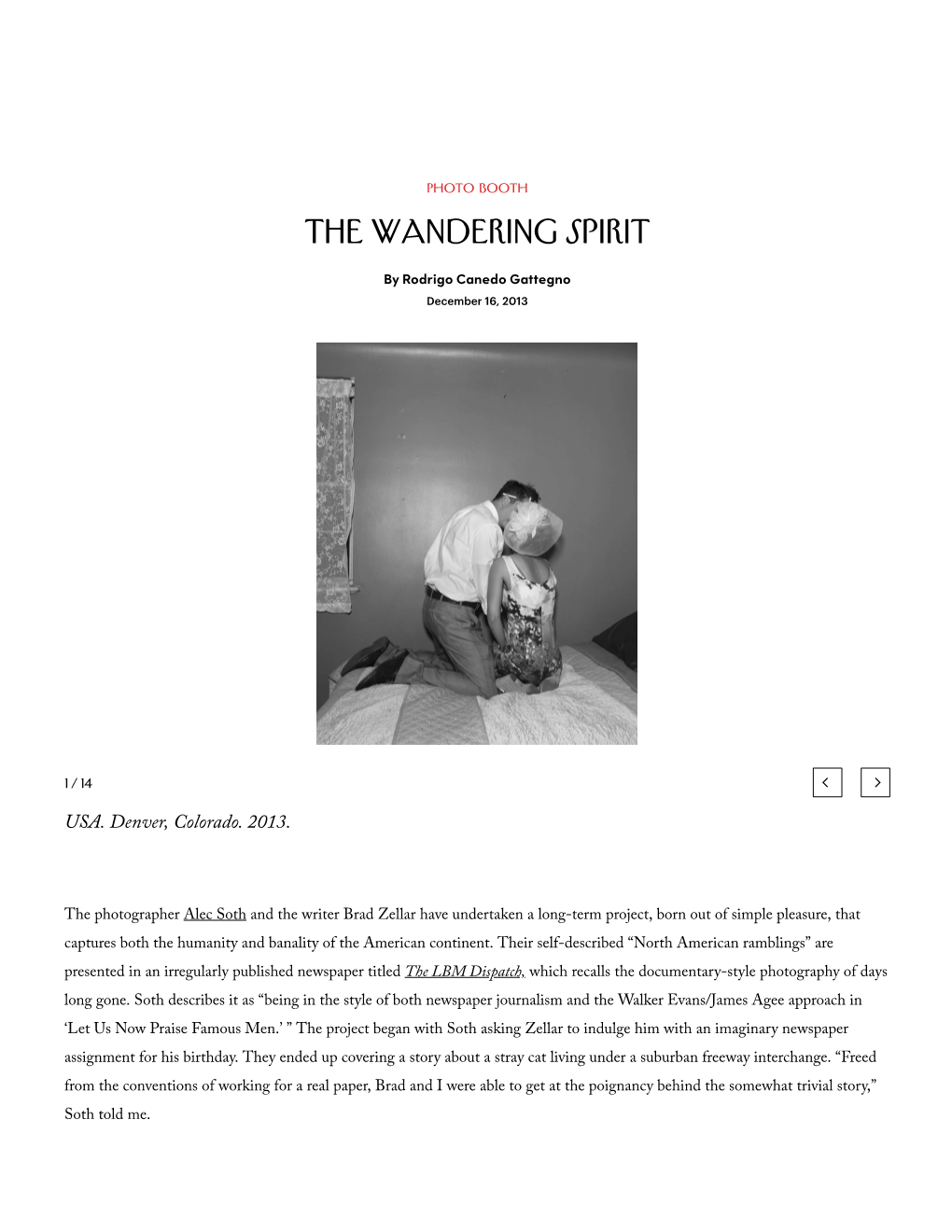 The Wandering Spirit