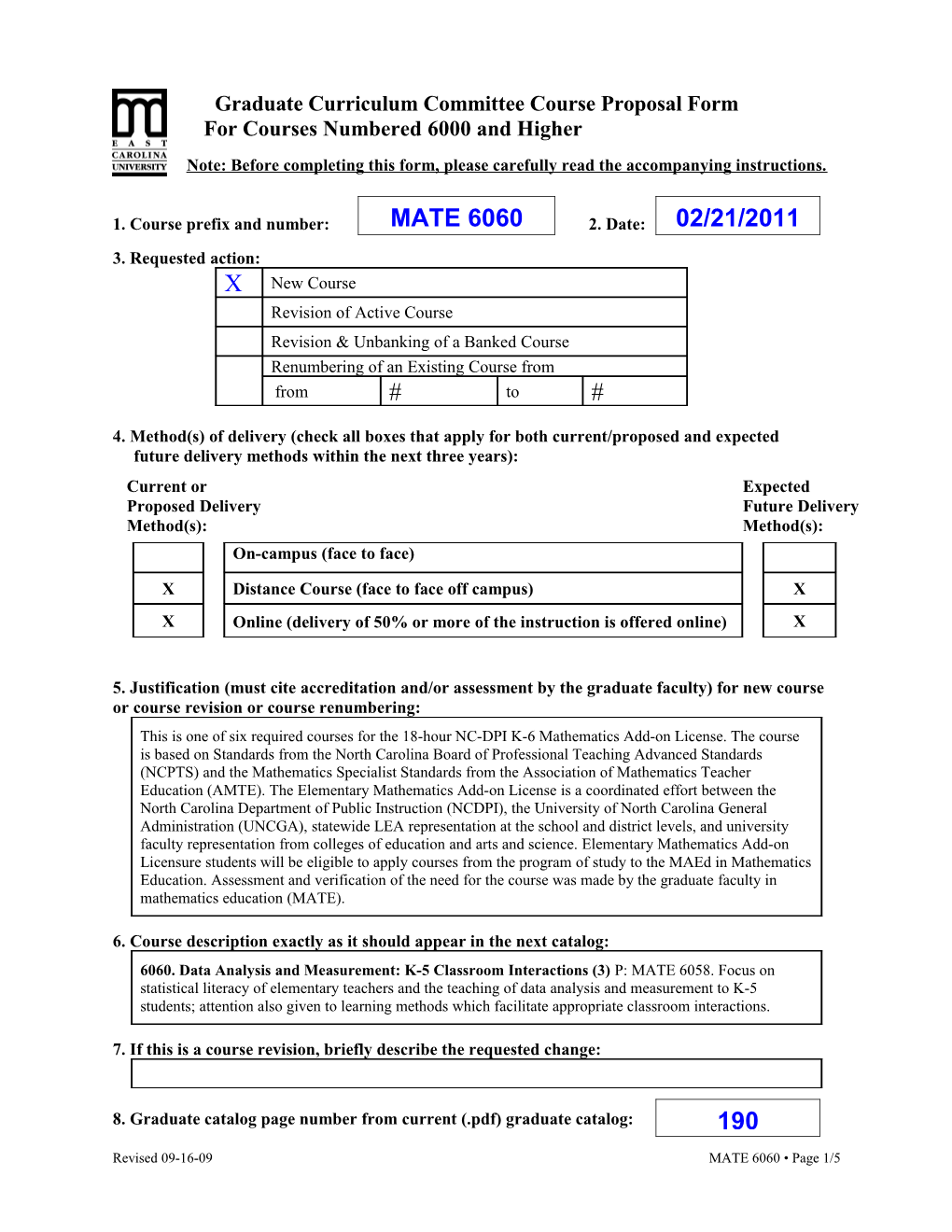 For Courses Numbered 6000 and Higher s2