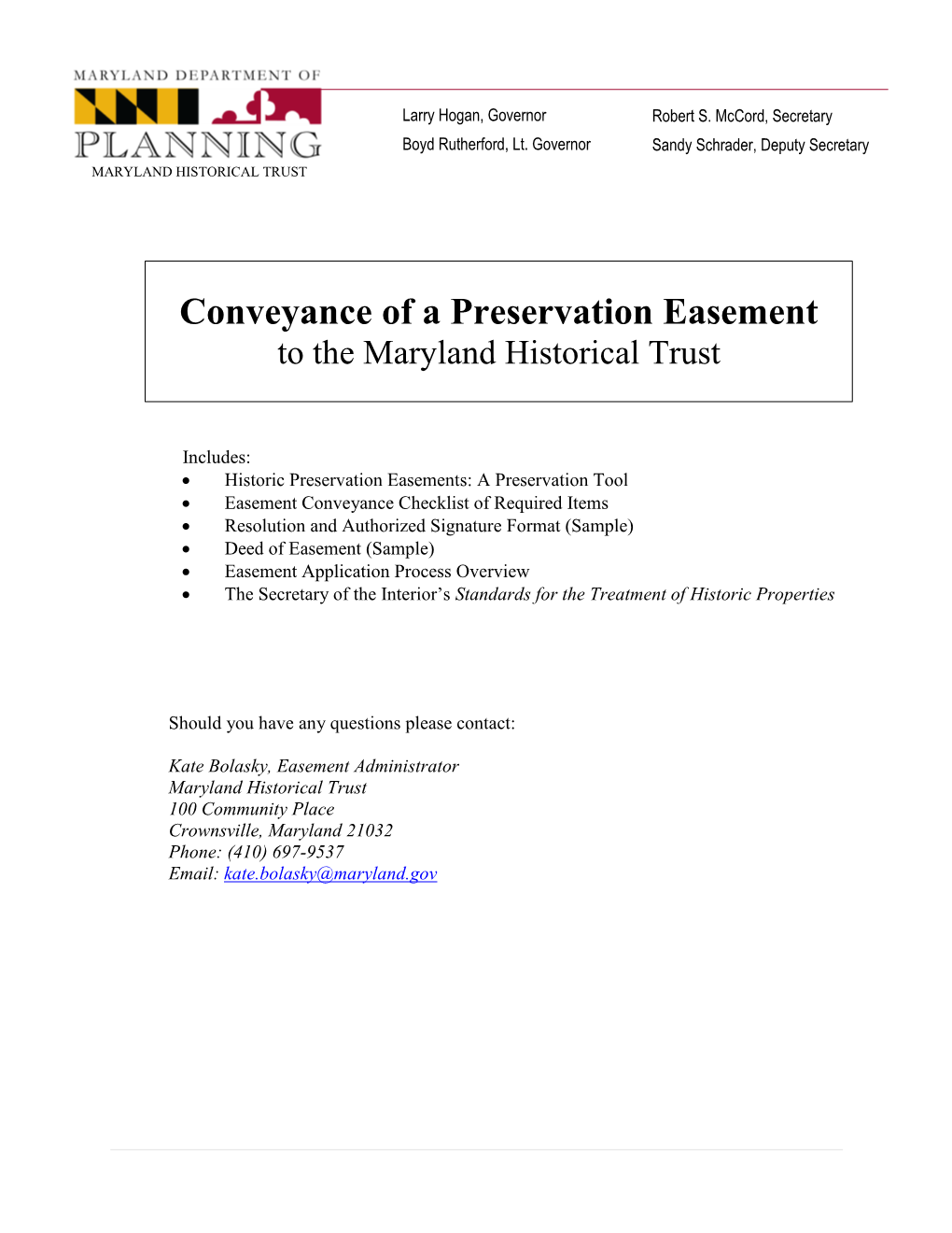 Donating a Preservation Gift Easement