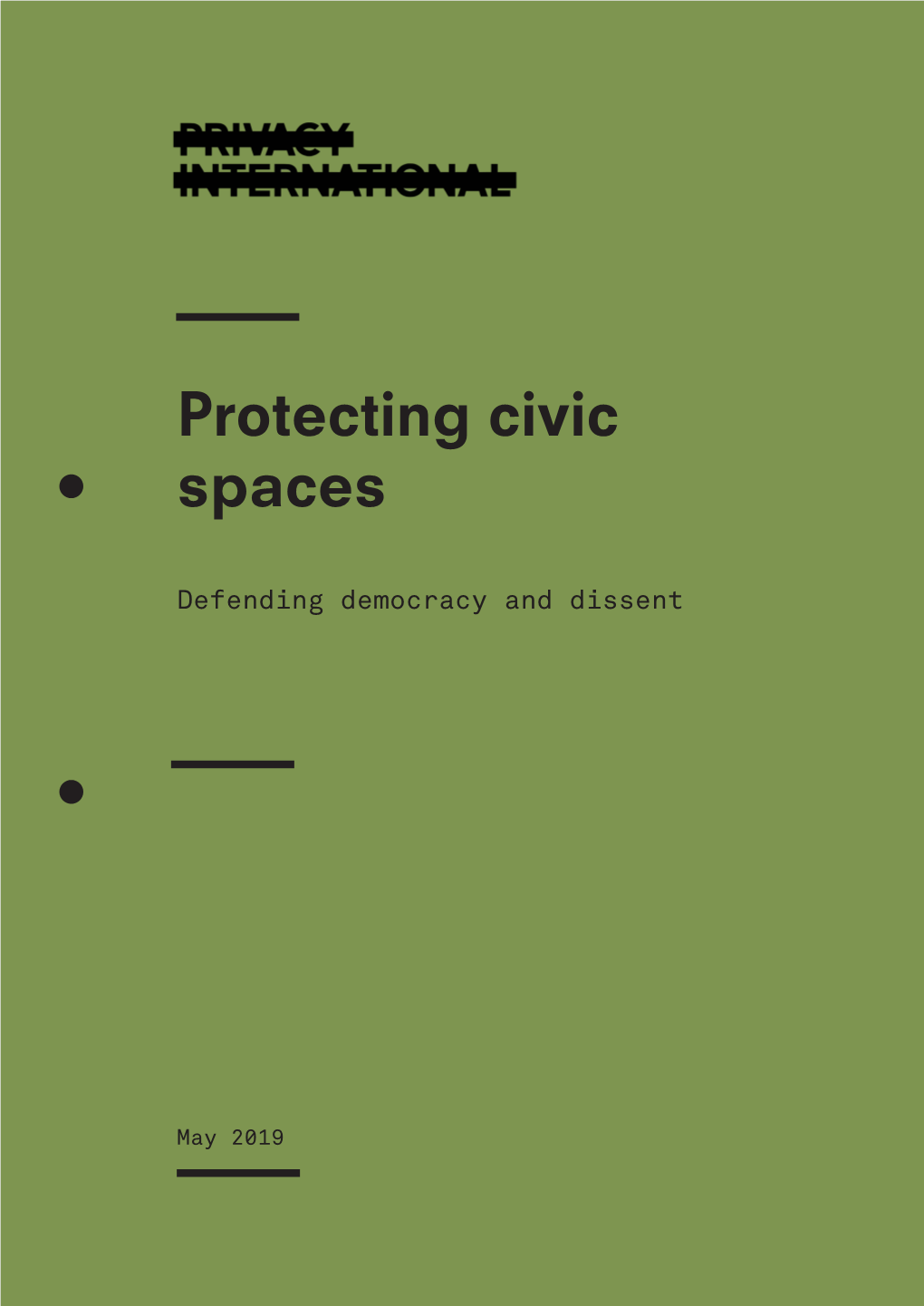 Protecting Civic Spaces PI May 2019