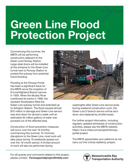 Green Line Flood Protection Project